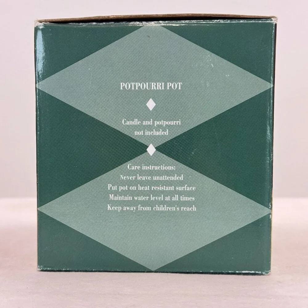 Vintage Dayton Hudson Christmas Tree Potpourri Pot Ladder Climbers Ceramic 5" - Picture 15 of 16